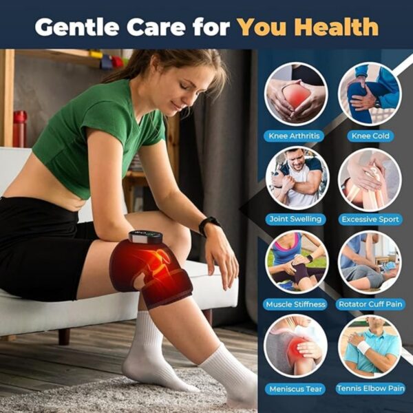 Wireless Heated Knee Massager Item No#11434 - Image 6