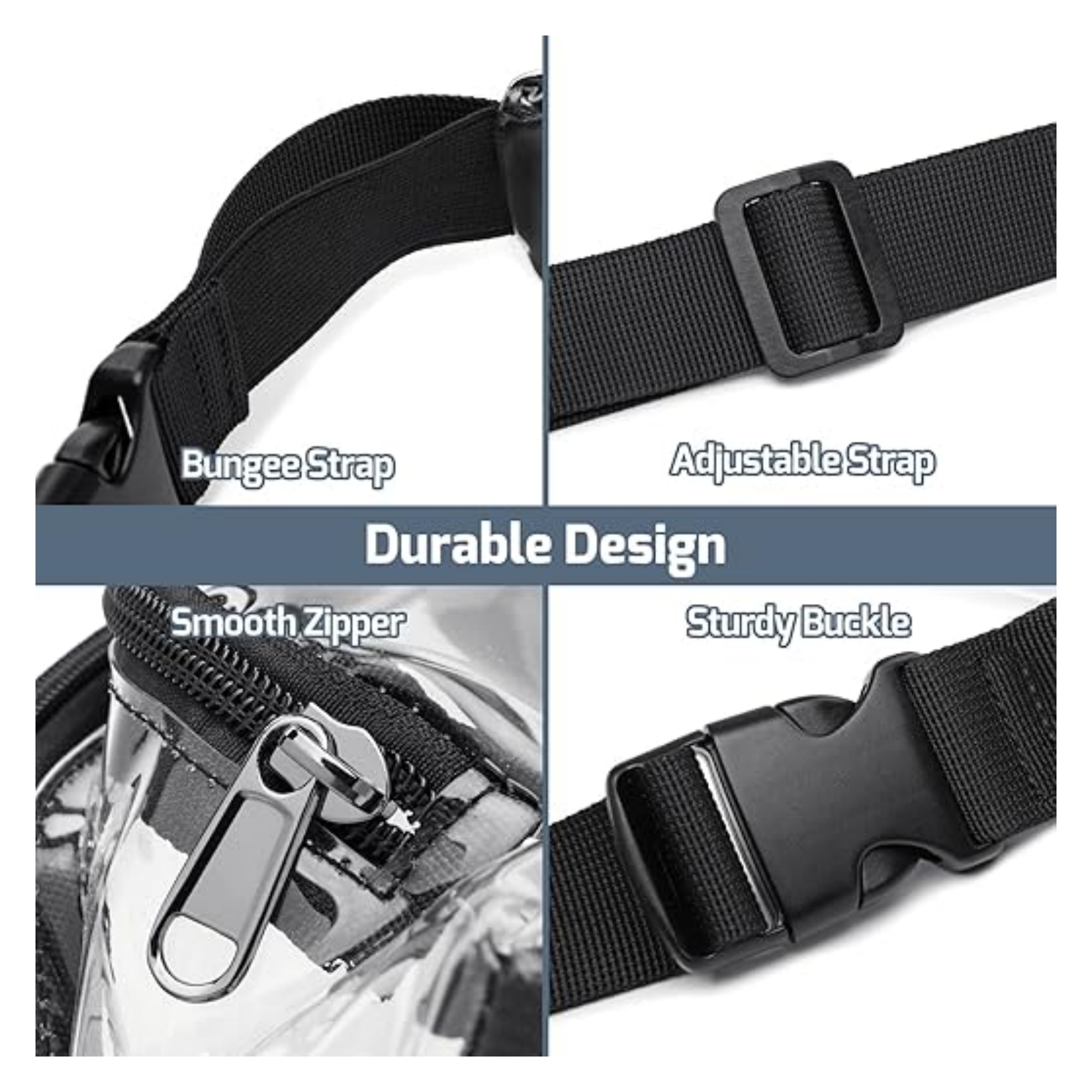Stadium Approved Clear Fanny Pack Item No#11461 - Image 5