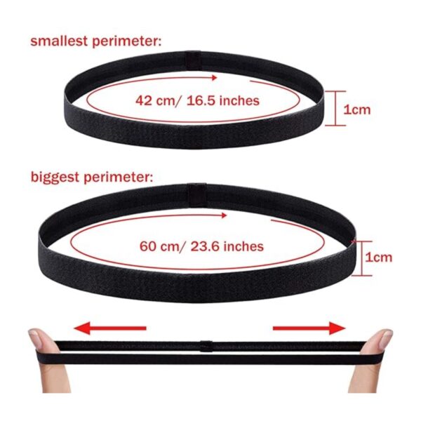 Non-Slip Elastic Headband Item No#11478 - Image 5