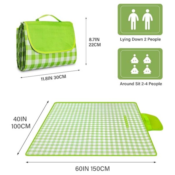 Plaids Picnic Blankets 40"x60" Item No#11505 - Image 3