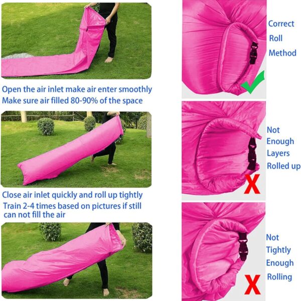 Inflatable Lounger Air Sofa Item No#11508 - Image 3