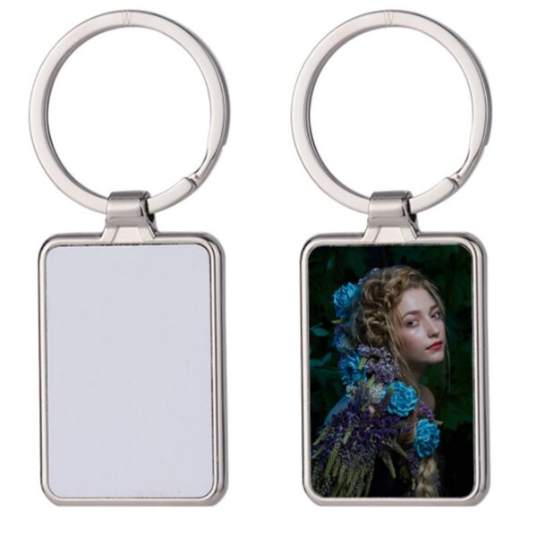 Metal Heat Transfer Keychain Square Item No#11538 - Image 2
