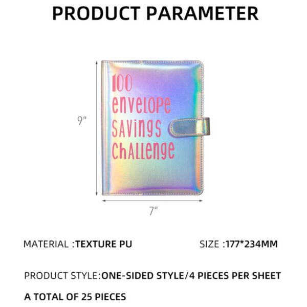 100 Envelope Saving Challenge Item No#11543 - Image 3