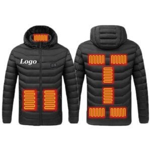 Solid Color 9 Zones Dual Control Heated Jacket Item No#11552