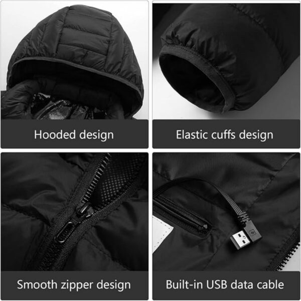 Heated Jacket For Men And Women Item No#11552 - Image 5