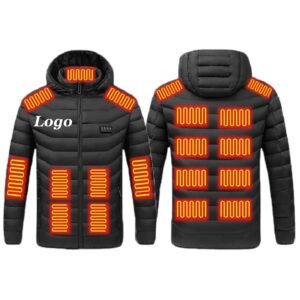 Solid Color 19 Zones Quad Control Heated Jacket Item No#11554