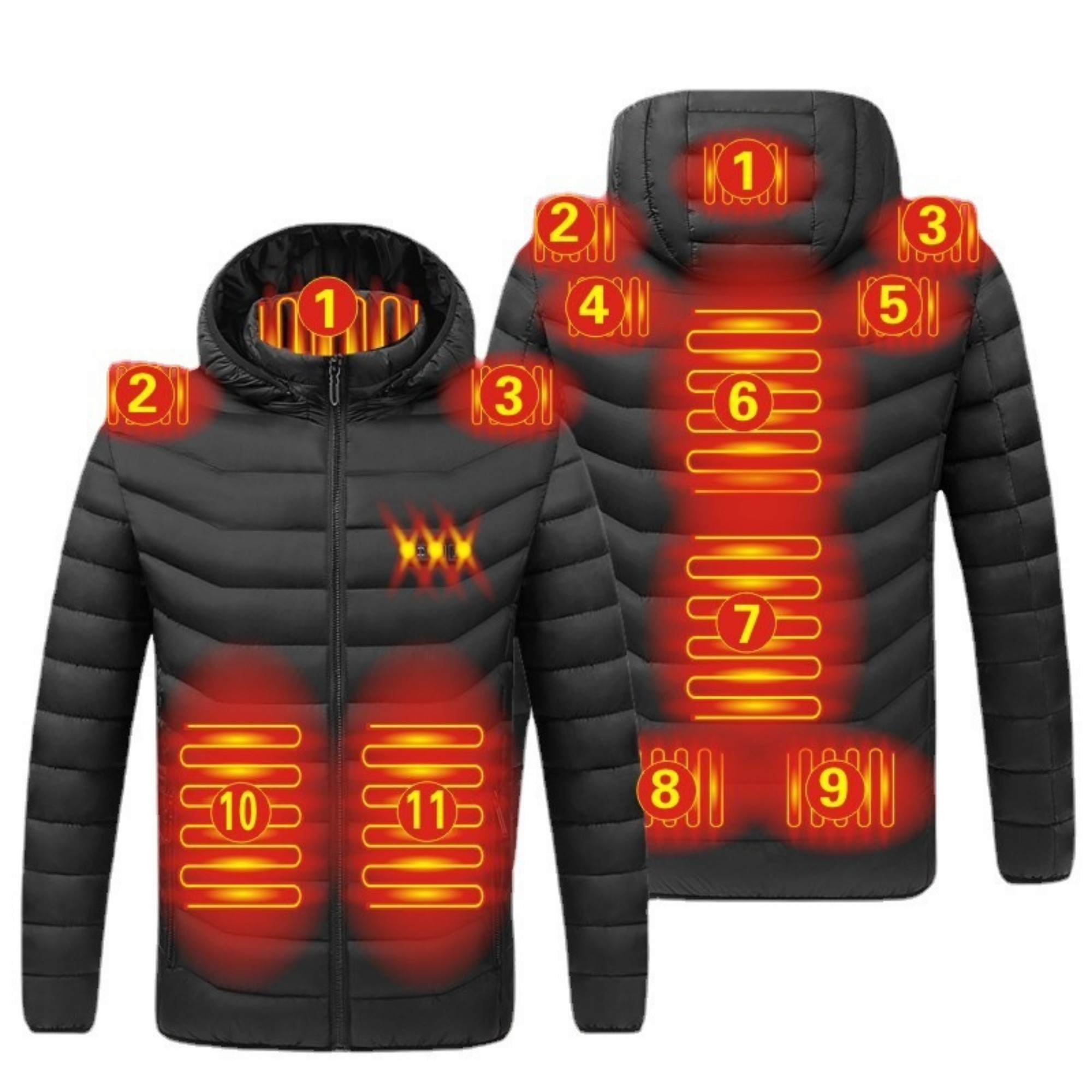 Heated Jacket For Men And Women Item No#11554 - Image 3