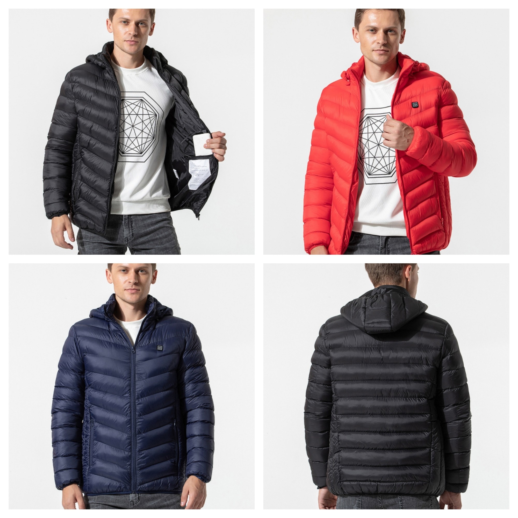 Heated Jacket For Men And Women Item No#11554 - Image 6