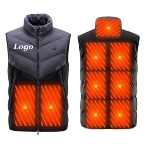 9 Zones Single Control Heated Vest For Men Item No#11557