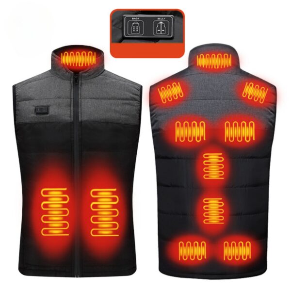 Usb Rechargeable Heating Jacket Item No#11558 - Image 2