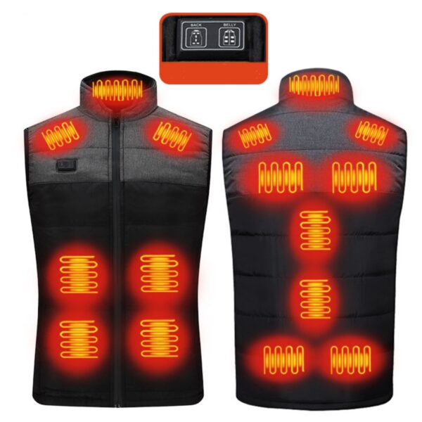 Usb Rechargeable Heating Jacket Item No#11559 - Image 2