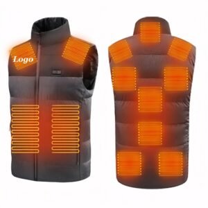 Color Blocking 15 Zones Dual Controls Heated Vest Item No#11560