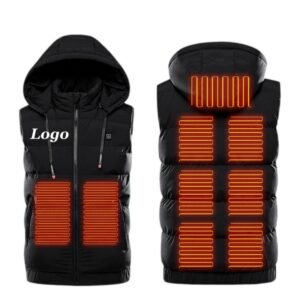 Solid Color 9 Zones Single Control Heated Hoodie Item No#11562