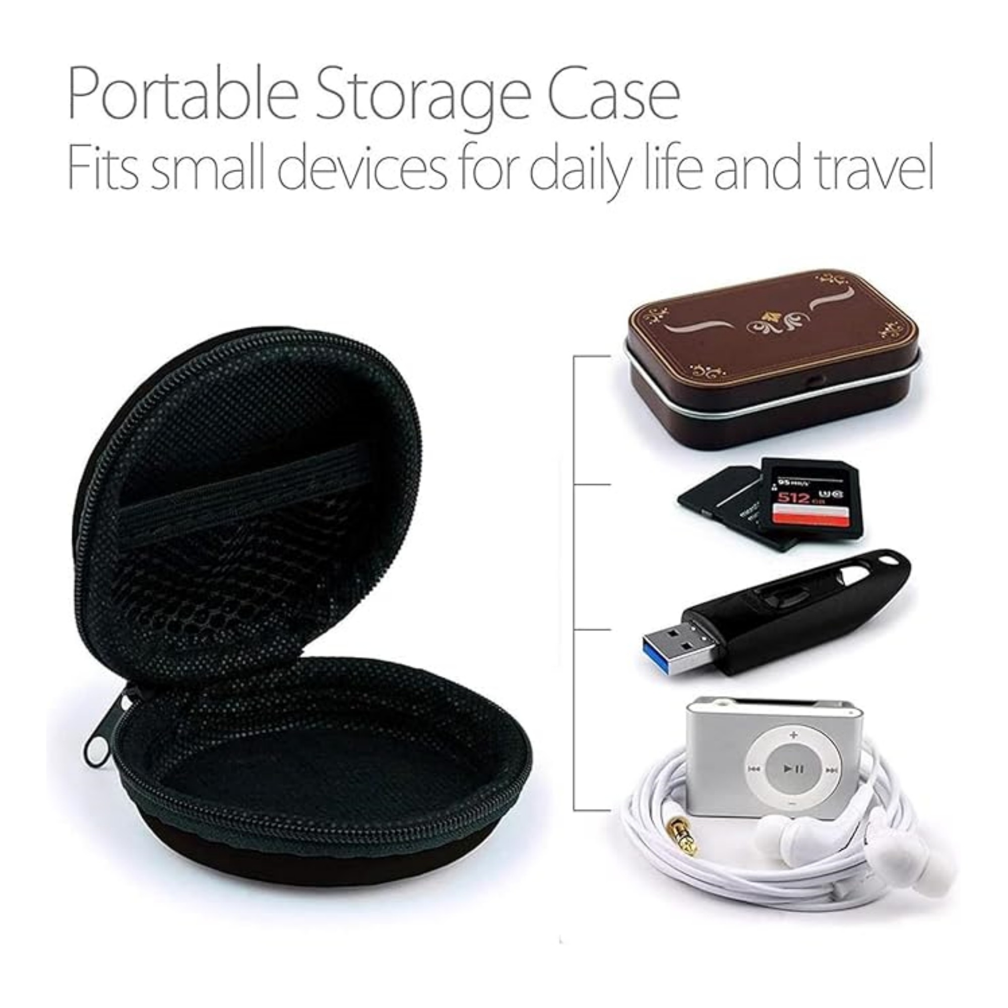 Round Earphone Case Item No#11576 - Image 5
