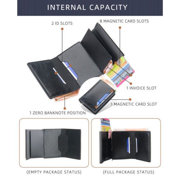 Wallet Automatic Flip Card Holder Item No#12043 - Image 4