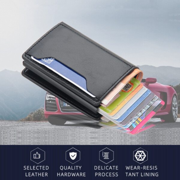 Wallet Automatic Flip Card Holder Item No#12043 - Image 5