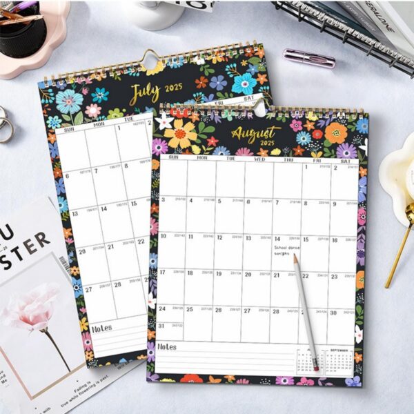 18 Months 14"*11" Wall Calendar From Jan 2025 To June 2026 Item No#12058 - Image 5