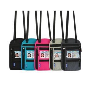 Neck Travel Wallets With Rfid Blocking Item No#12070