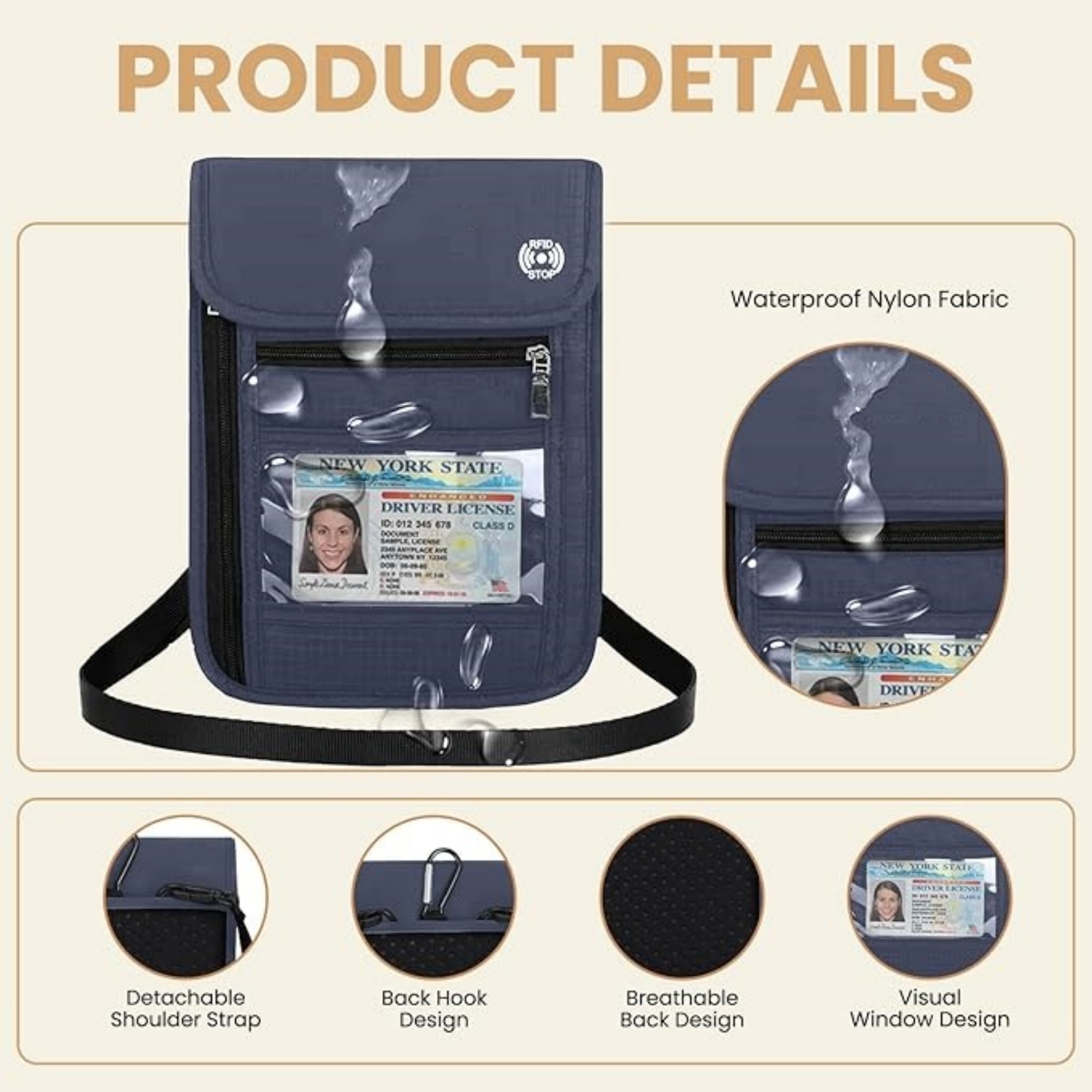 Rfid Passport Holder For Travel Item No#12072 - Image 5