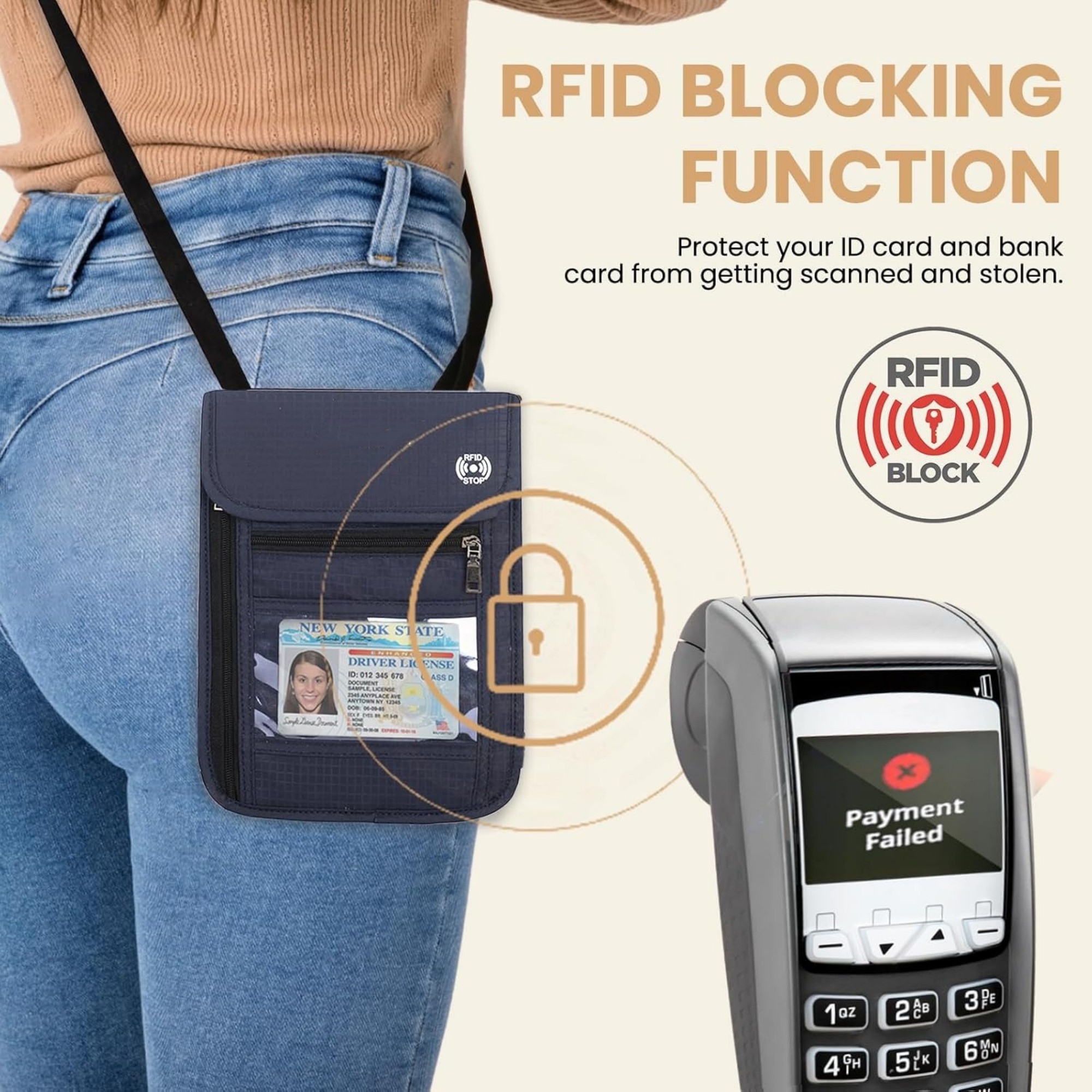 Rfid Passport Holder For Travel Item No#12072 - Image 6