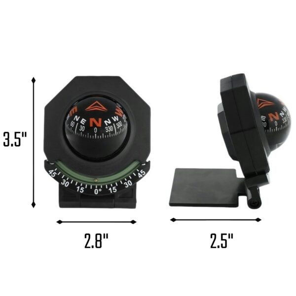 2 In 1 Car Compass Item No#12077 - Image 3