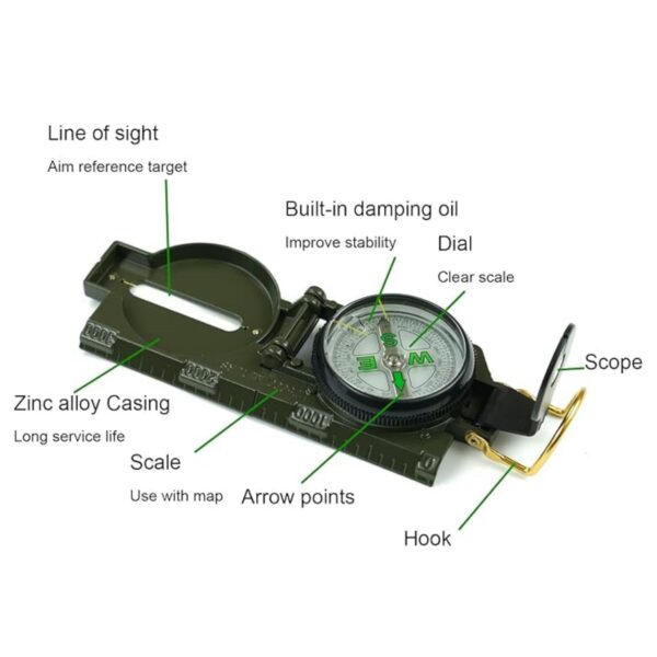 Multifunctional Outdoor Compass Item No#12087 - Image 4