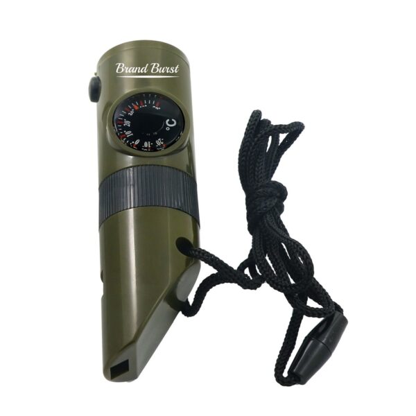 3-In-1 Emergency Whistles With Compass And Thermometer Item No#12089