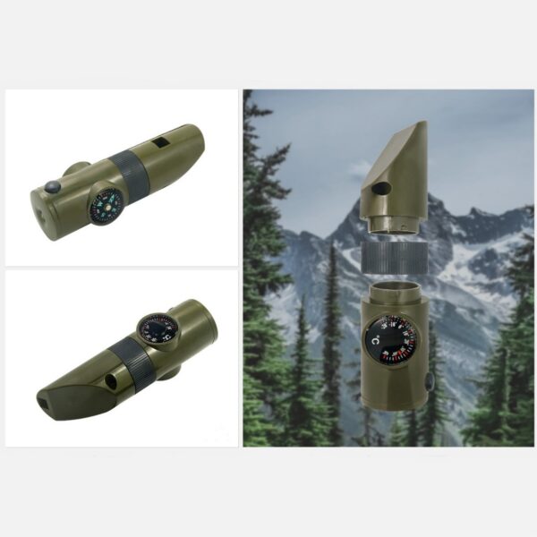 3-In-1 Emergency Whistles With Compass And Thermometer Item No#12089 - Image 5