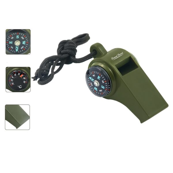 3-In-1 Whistles With Compass And Thermometer Item No#12092