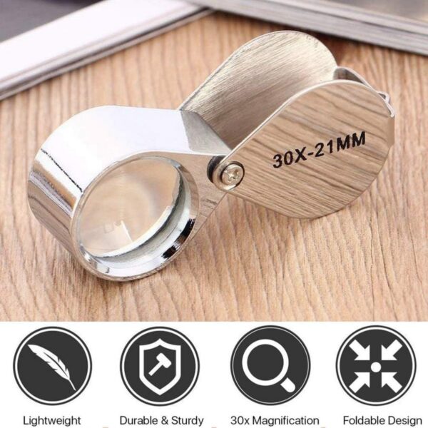 30X 21Mm Mini Folding Magnifier Item No#12096 - Image 4