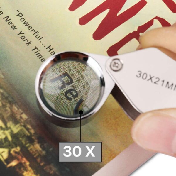 30X 21Mm Mini Folding Magnifier Item No#12096 - Image 5