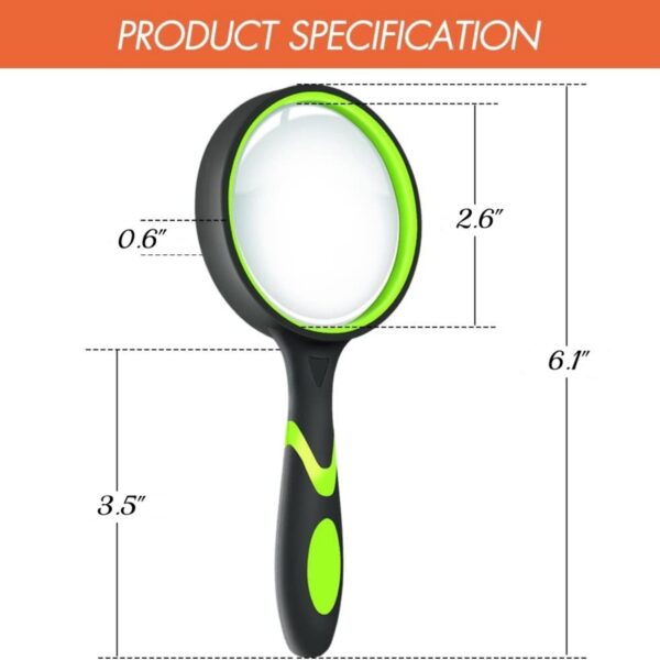10X 65Mm Handheld Magnifier Item No#12098 - Image 3