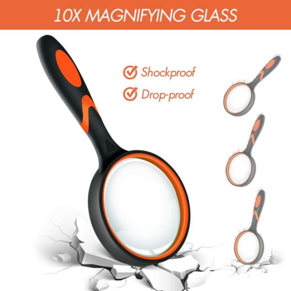 10X 75mm Handheld Magnifier Item No#12099 - Image 4