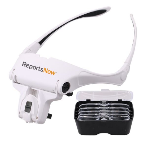 Headset Magnifier With Light Item No#12109