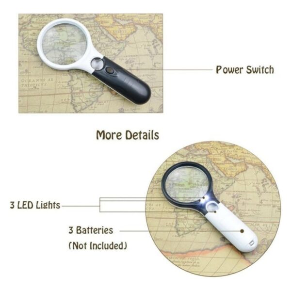 3X 45X Handheld Magnifier Item No#12110 - Image 4