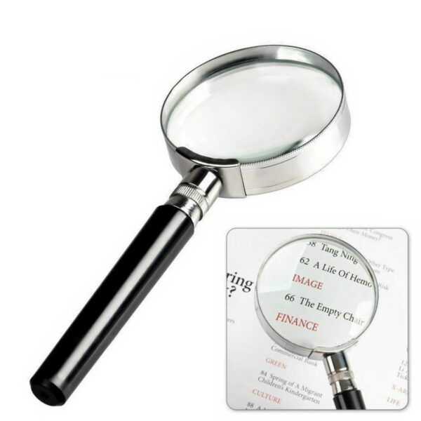 10X 50Mm Handheld Magnifier Item No#12117 - Image 2