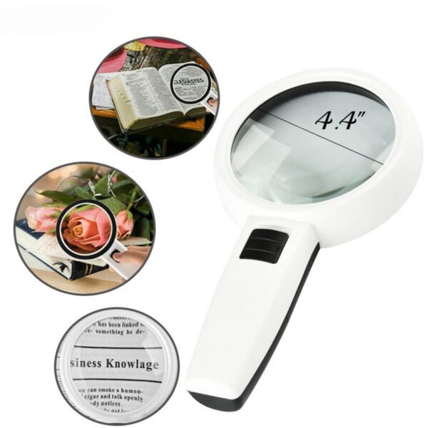30X Handheld Large Magnifying Glass Item No#12123 - Image 3