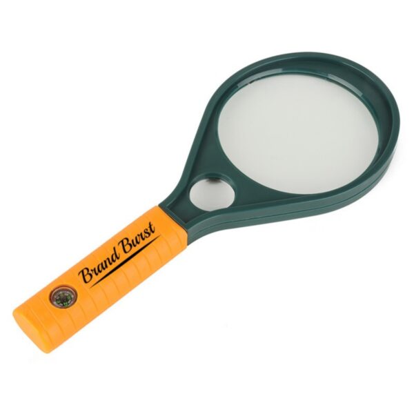 10X 65Mm Magnifying Glass With Compass Item No#12128