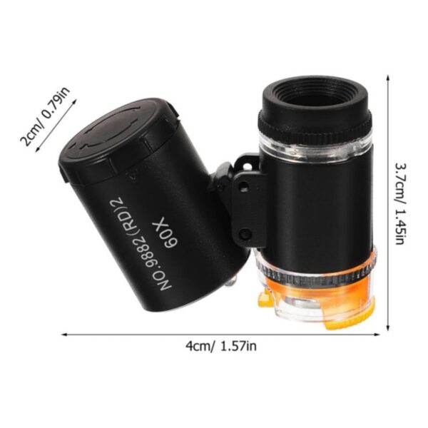 60X Zoom Magnifier Microscope With Led Item No#12140 - Image 3