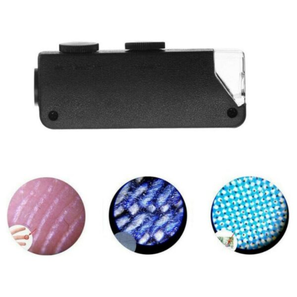 Mini 60X - 100X Zoom Led Lighted Microscope Item No#12141 - Image 5