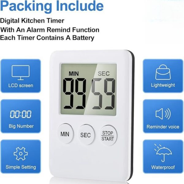 Digital Timer With An Alarm Remind Item No#12146 - Image 4