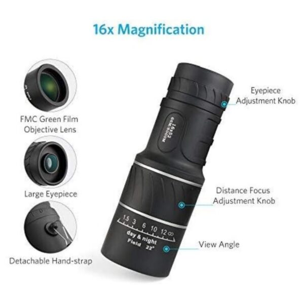 16X52 Mini Monocular Telescope Item No#12156 - Image 4