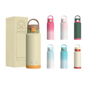 18 Oz Stainless Steel Insulated Water Bottle With Handle Item No#12326