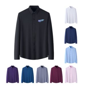 Wrinkle Free Long Sleeve Button Down Shirt Item No#12349