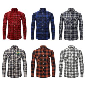 Long Sleeve Lightweight 2 Pockets Casual Shirt Item No#12350