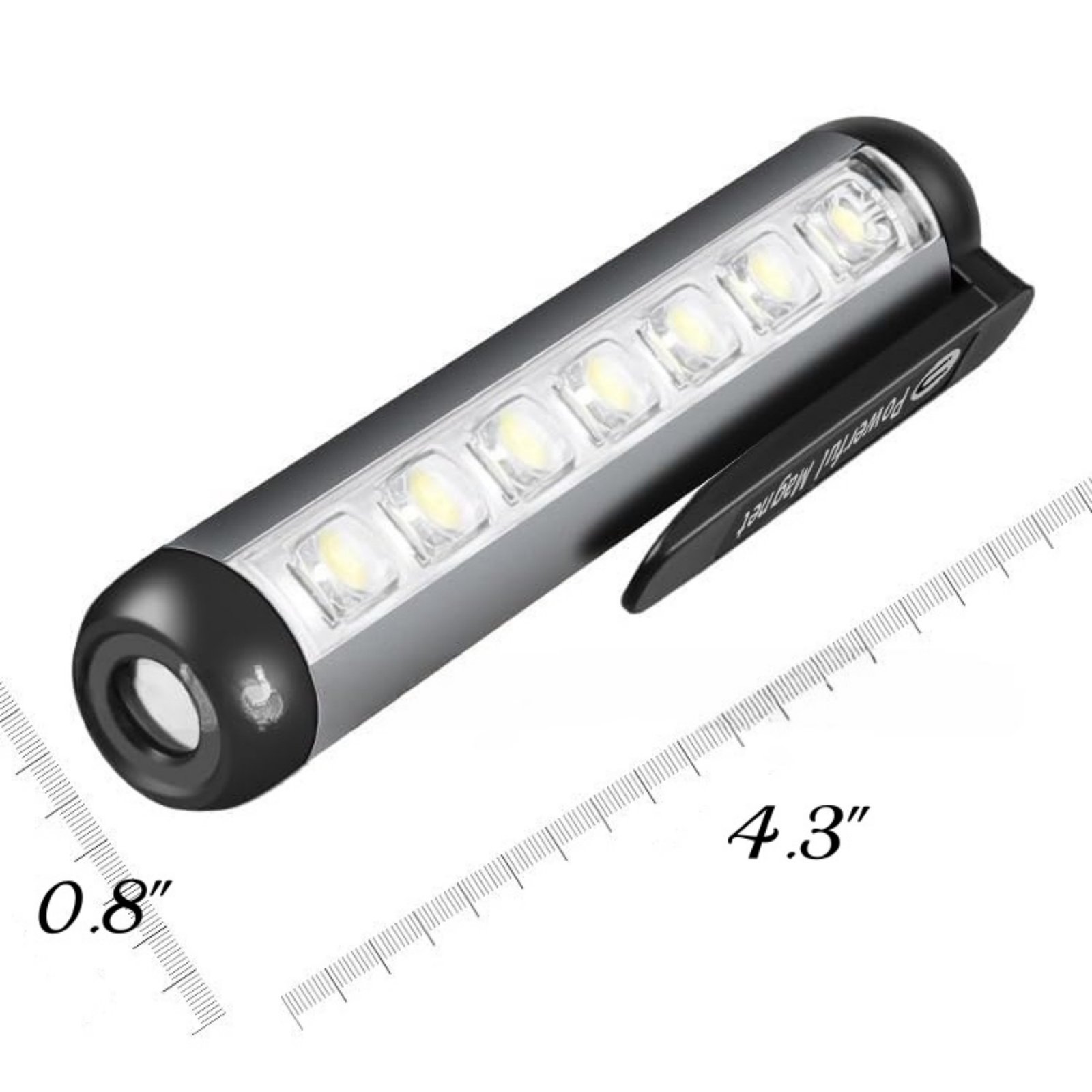 Rechargeable Pen Light Flashlight Item No#12359 - Image 3
