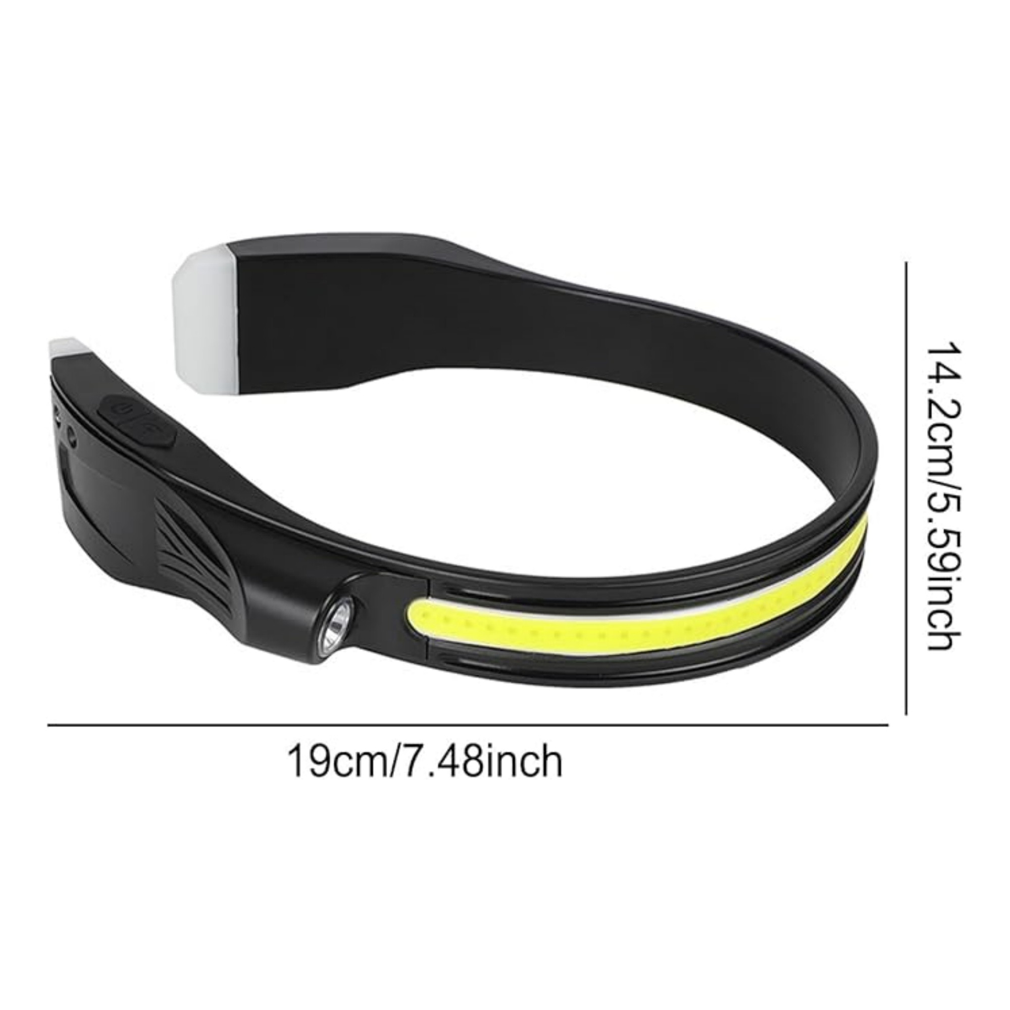 Portable High Performance Head Light With Usb Charging Cable Item No#12360 - Image 3