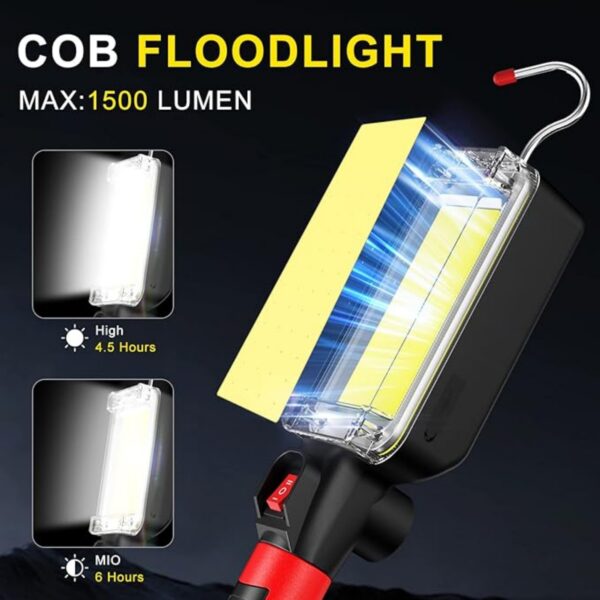 Rechargeable Led Work Lights Item No#12361 - Image 3