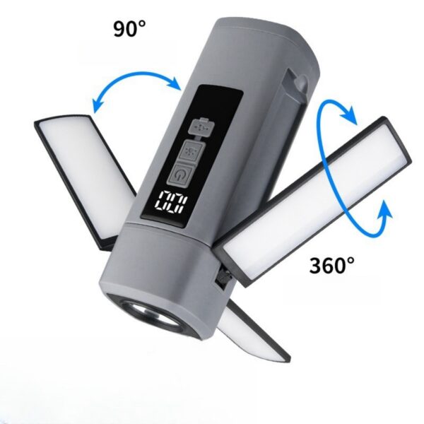 Folding Led Camping Lantern Flashlight Item No#12370 - Image 4