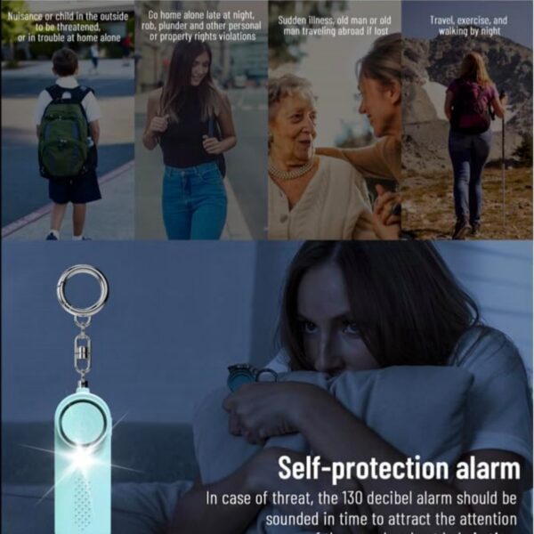 Safety Defense Key Chain With Alarm Item No#11649 - Image 6